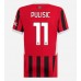 AC Milan Christian Pulisic #11 Dámské Domácí Dres 2024-25 Krátkým Rukávem